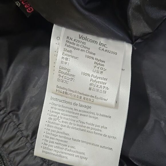 Volcom Jacket Purple Ski Snowboarding Coat Hoodie Thermonite Sz S/P - Picture 9 of 12